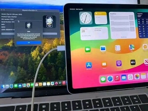 Appareil iOS avec MacBook