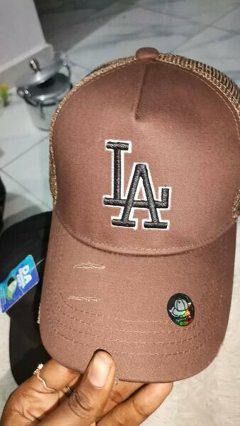 Casquette marron LA