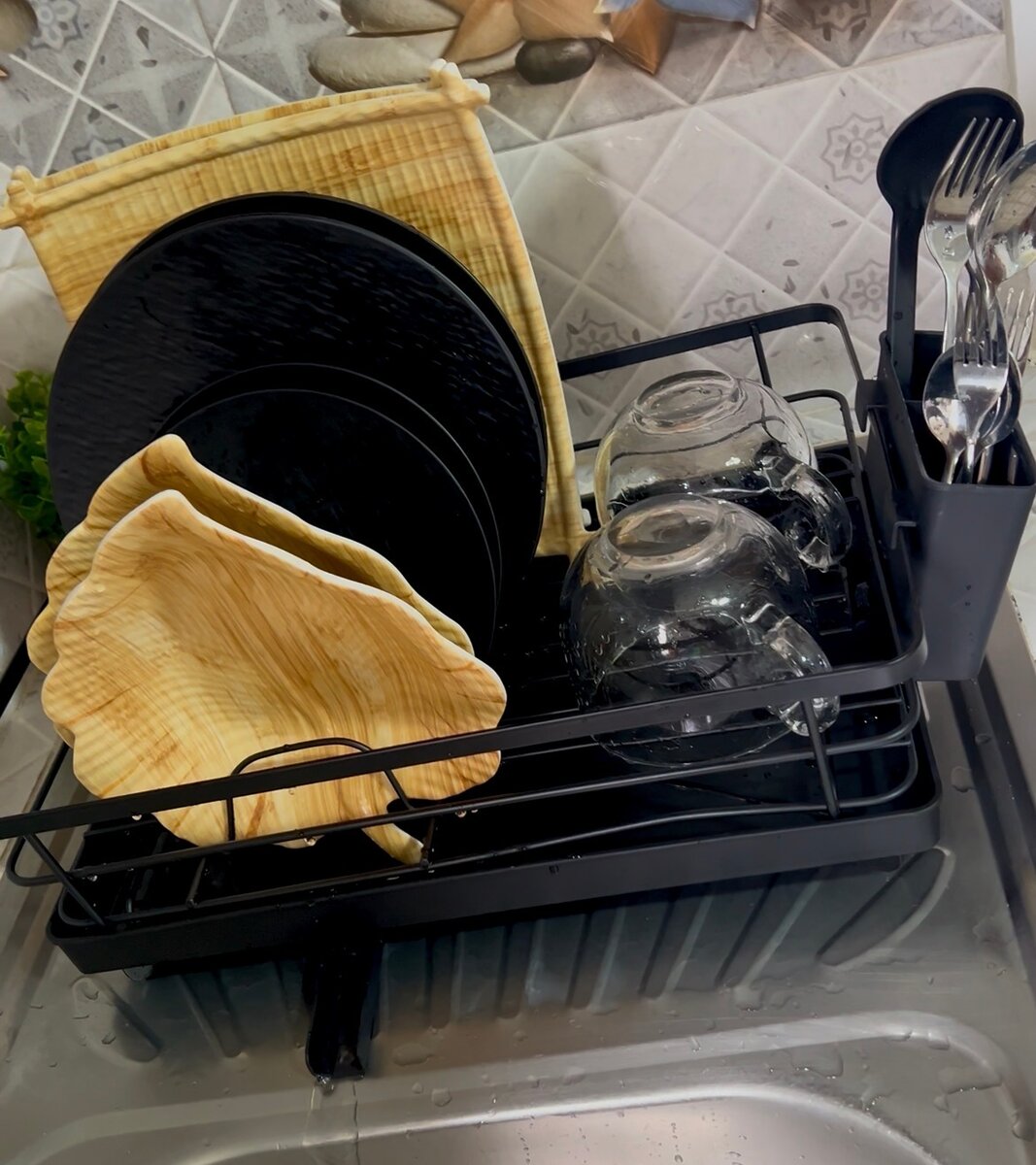 Égouttoir à Vaisselle Grande Capacité