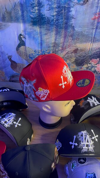 Casquette Snapback Rouge LA
