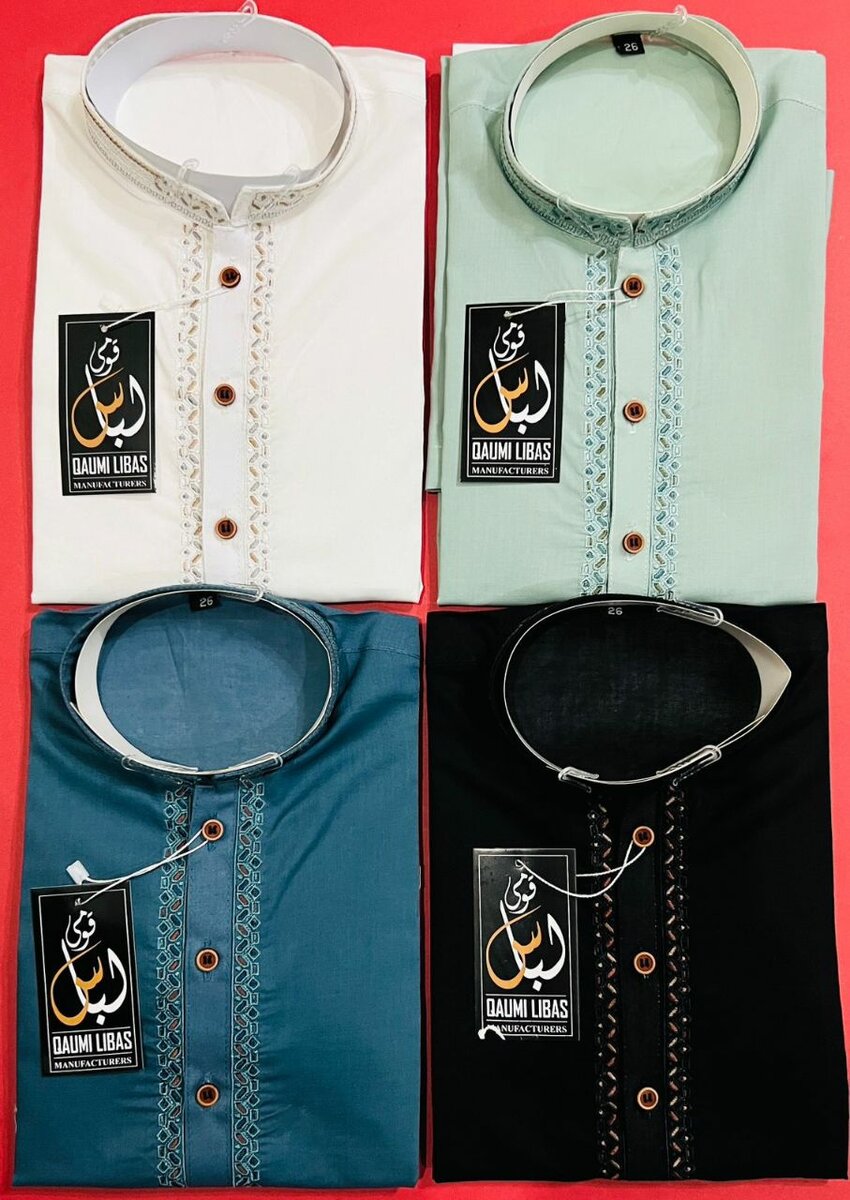 Branded Embroidered kurta shalwar boys 18-30 size