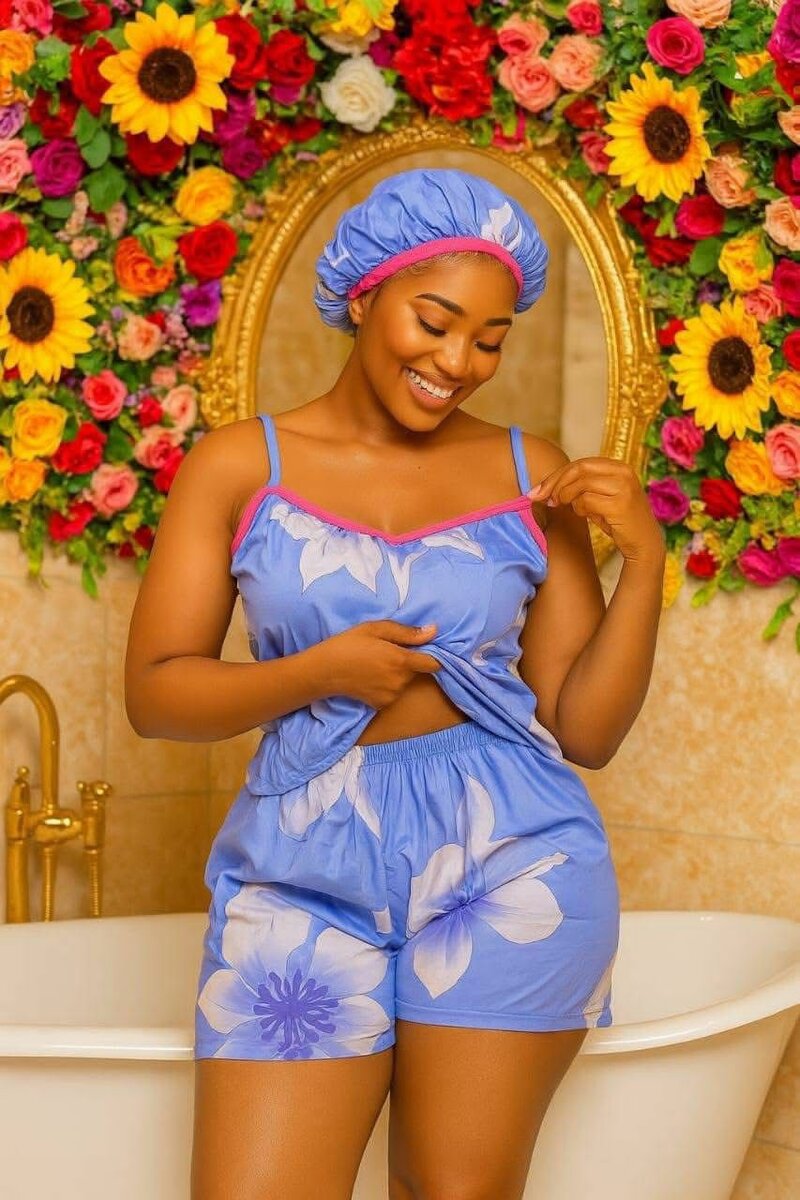 Pyjama d'été femme 3 pièces