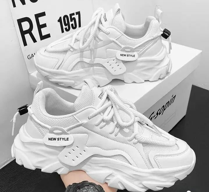 Chaussures de sport épaisses pour hommes et femmes