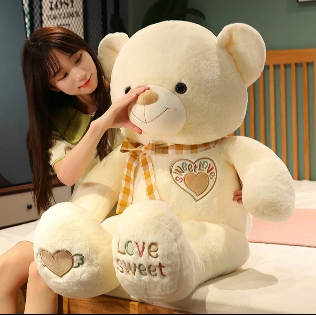 Ours en Peluche Doux 80cm