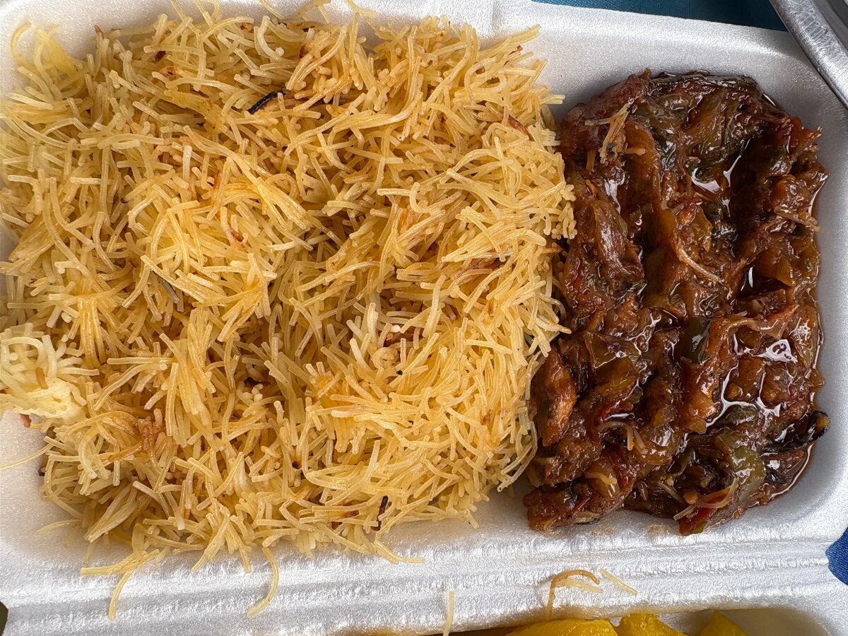 Galette jaune vermicelles