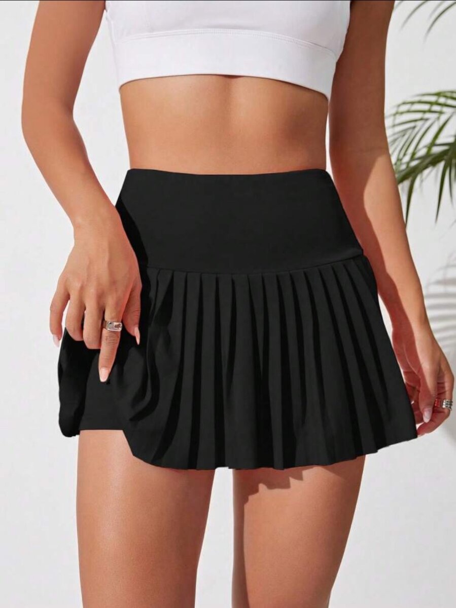 Skirt with shorts inside