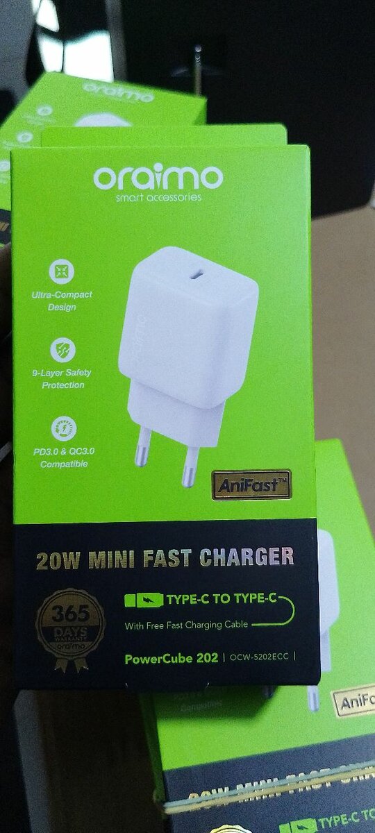 Chargeur Rapide 20W Oraimo