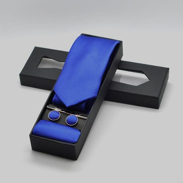 Coffret Cravate Hommes Bleu