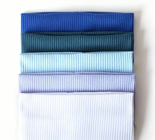 Bandeaux côtelés multicolores