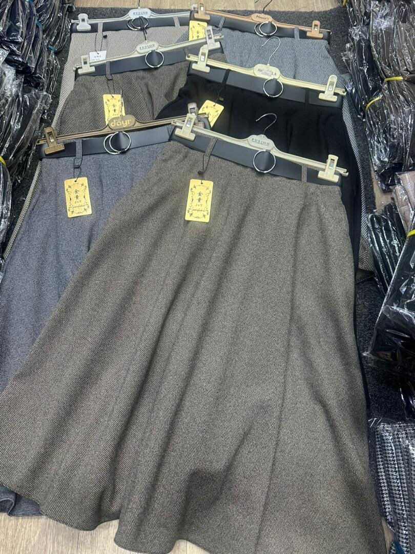 Юбки кашемир длинные