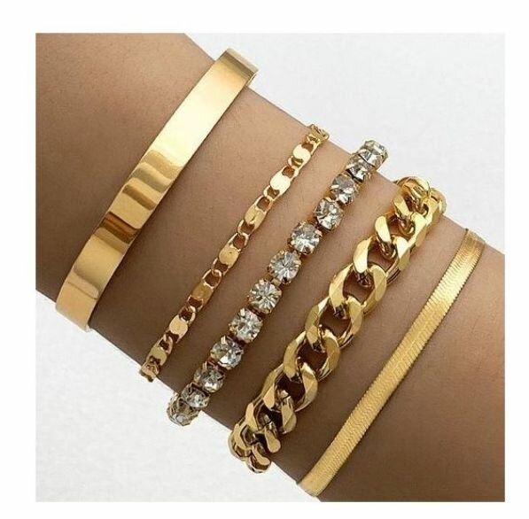 Set de Bracelets Dorés Chic