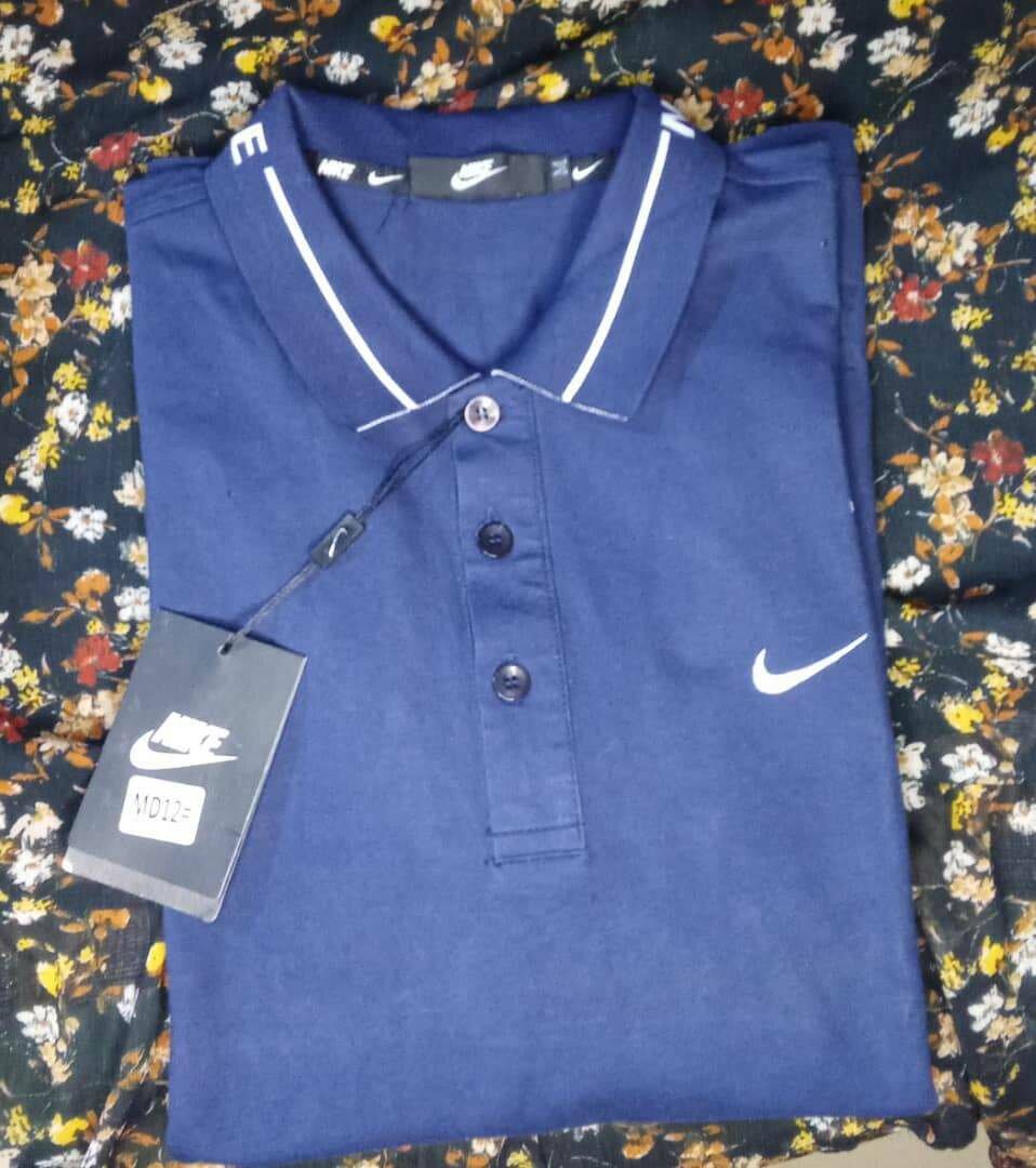 Polo classique bleu pour homme