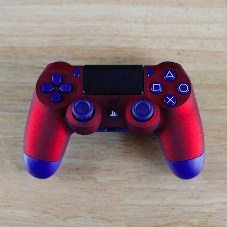 Manette PS4 Rouge Custom
