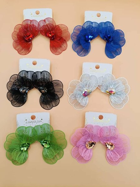Flower earrings