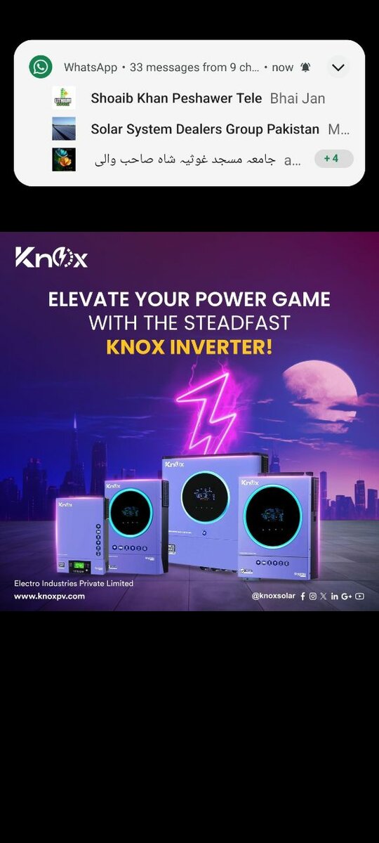 Knox Hybrid and On Grid Inverter