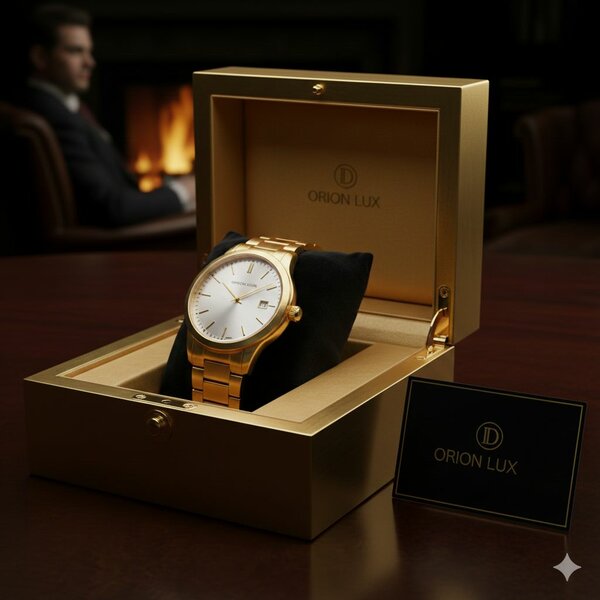 Montre en or Orion Lux
