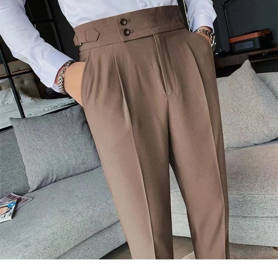 Pantalon tissu haut de gamme