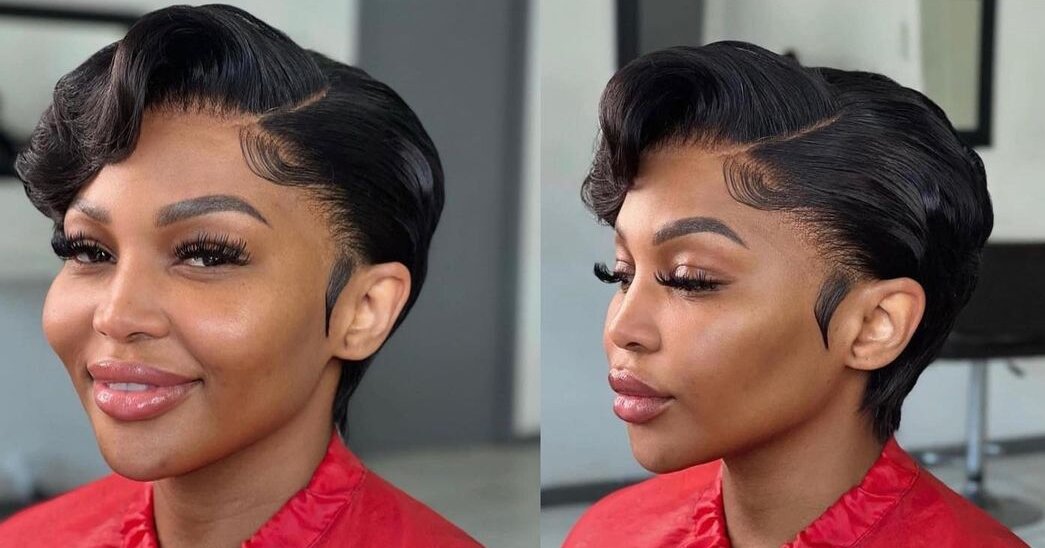 Vietnamese single drawn hair, pixie cut wig  full frontal