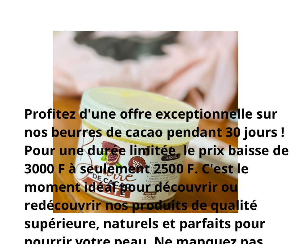 Beurre de Cacao Brut Bio