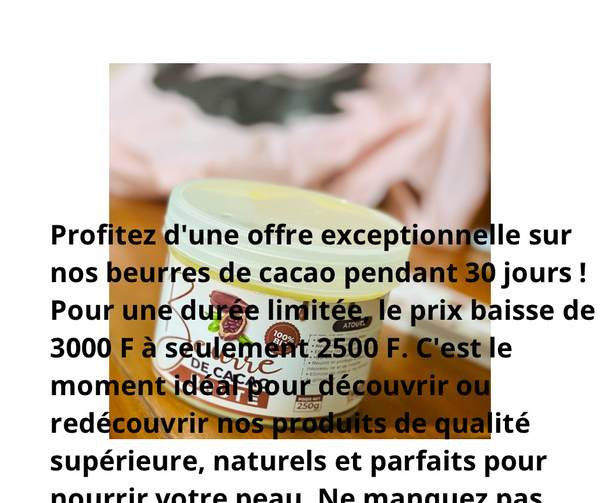 Beurre de Cacao Brut Bio