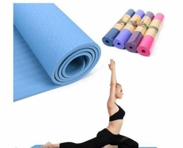 Tapis de yoga antidérapant coloré