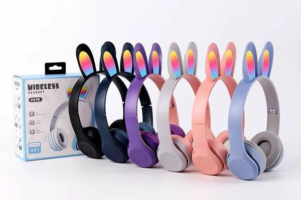 Casque Sans Fil Oreilles Lapin