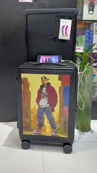 Valise urbaine avec design graffiti