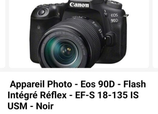 Appareil Photo Canon Eos 90D