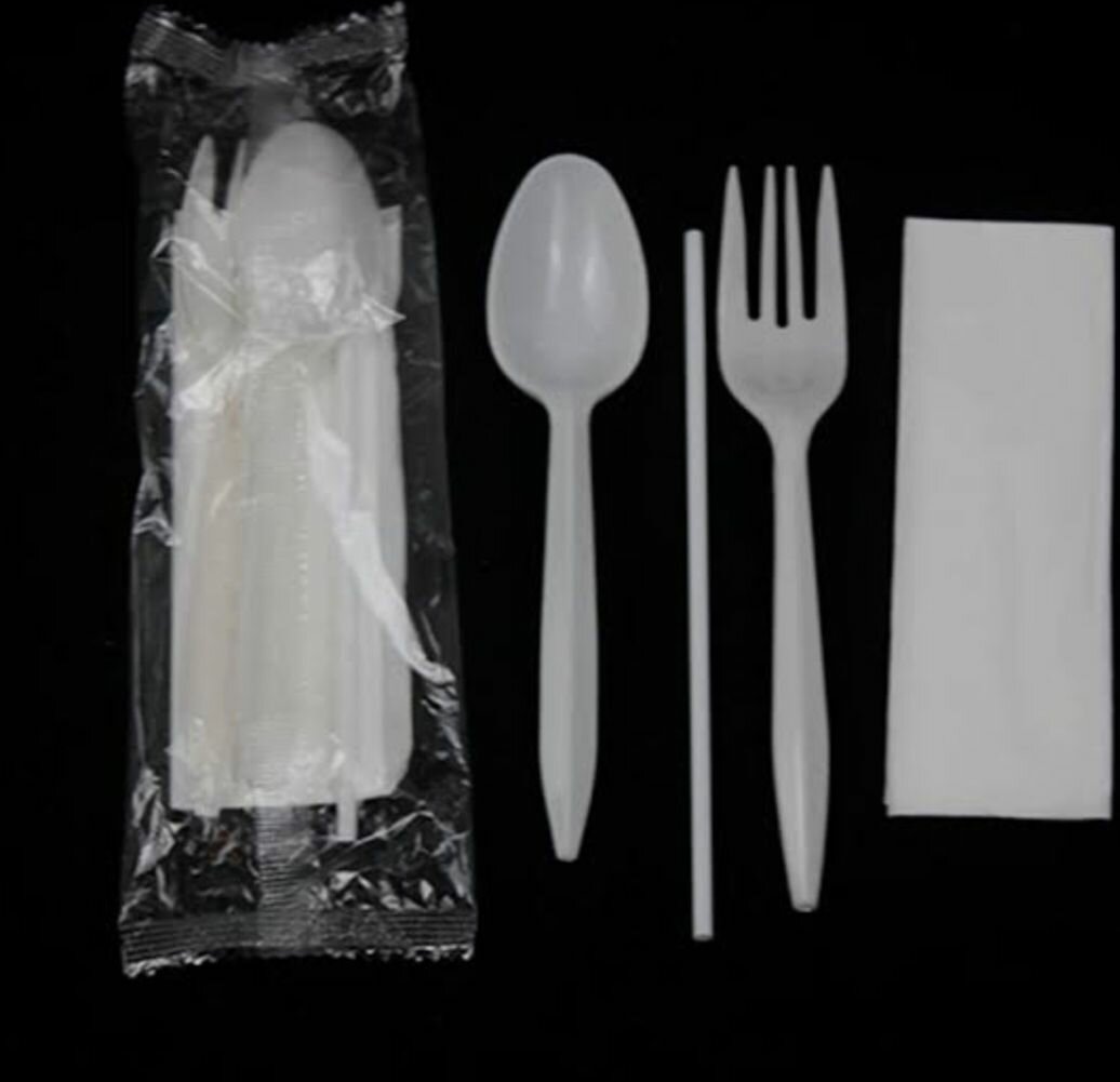 Kit de Couvert Jetable 4 en 1