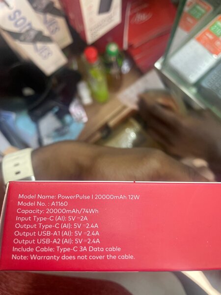 Itel PowerPulse 1 20000W Powerbank