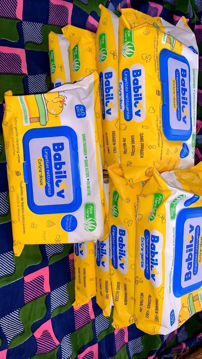 Babilov Lingettes bébé 60pcs