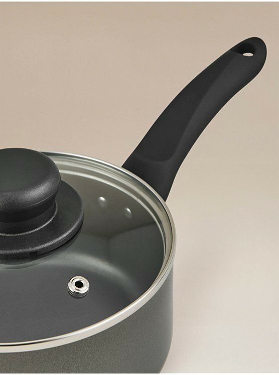 George Non-stick Aluminium Saucepan Set -3-piece