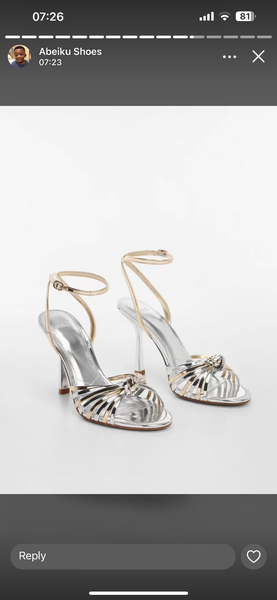 Classy strappy heels