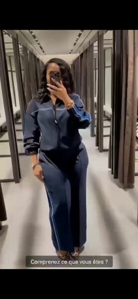 Survêtement bleu élégant