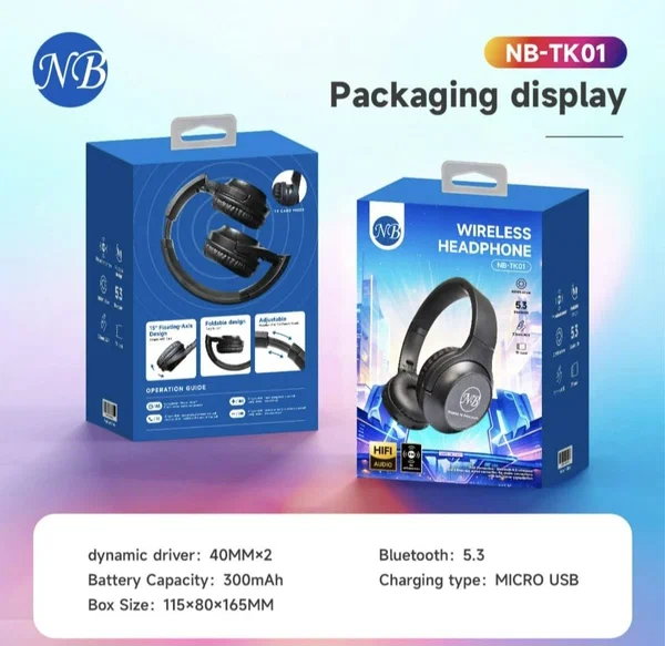 Casque Bluetooth Stéréo Sans Fil