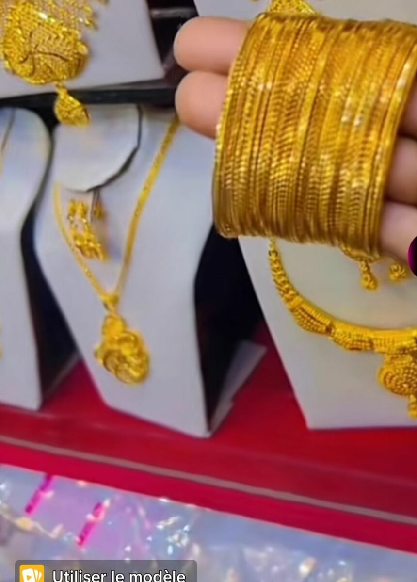 Bracelets en or élégants