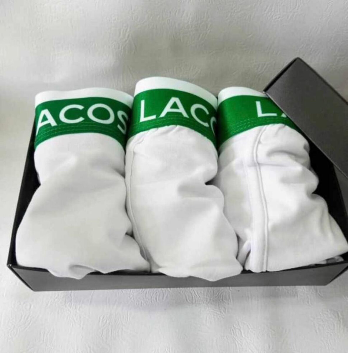 Boxer Lacoste Blanc x3