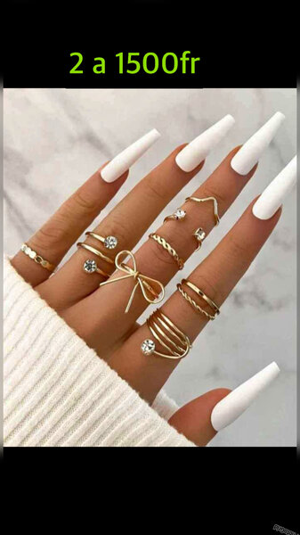 Bague Fantaisie Femme Set