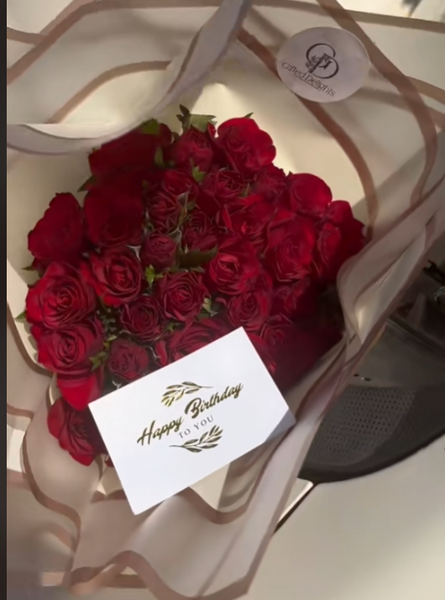 40 stem red roses bouquet