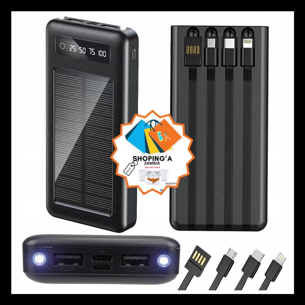 Solar Power Bank 30,000mAh