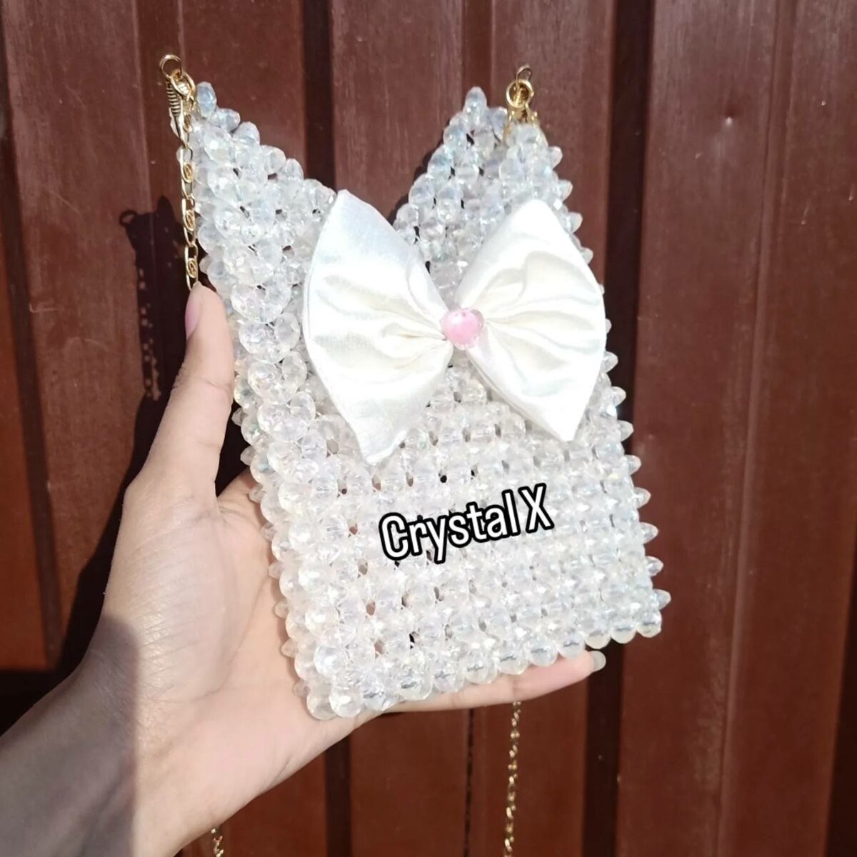 White phone case bag