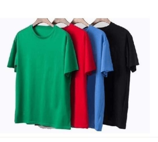 T-shirts en coton colorés