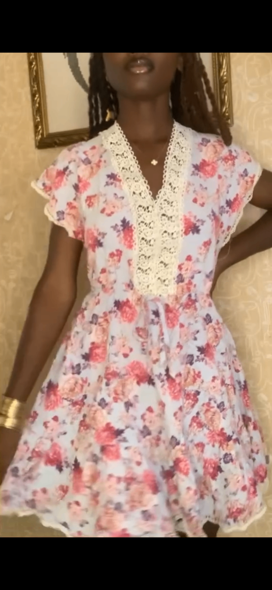 Robe d'été fleurie bohème