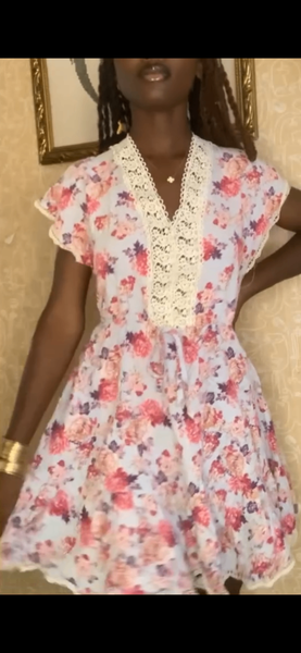 Robe d'été fleurie bohème