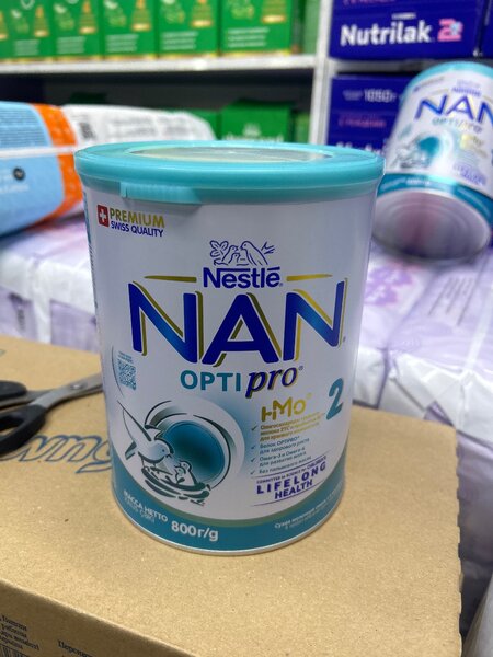 Сухая молочная смесь для кормления с 6 месяцев NAN