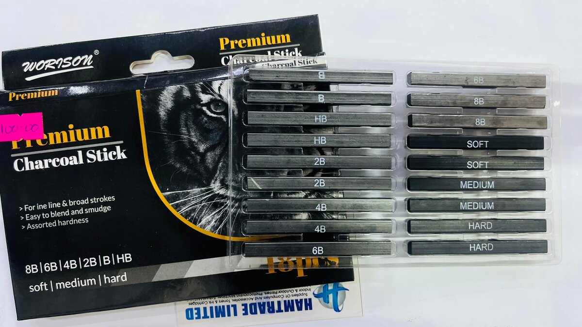 Premium charcoal sticks