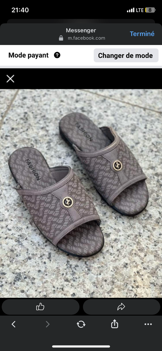 Babouche homme et enfant dispo