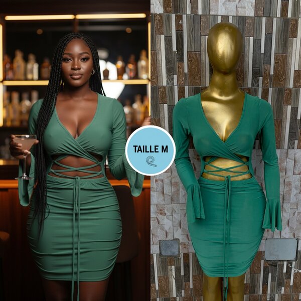 Robe élégante en jersey