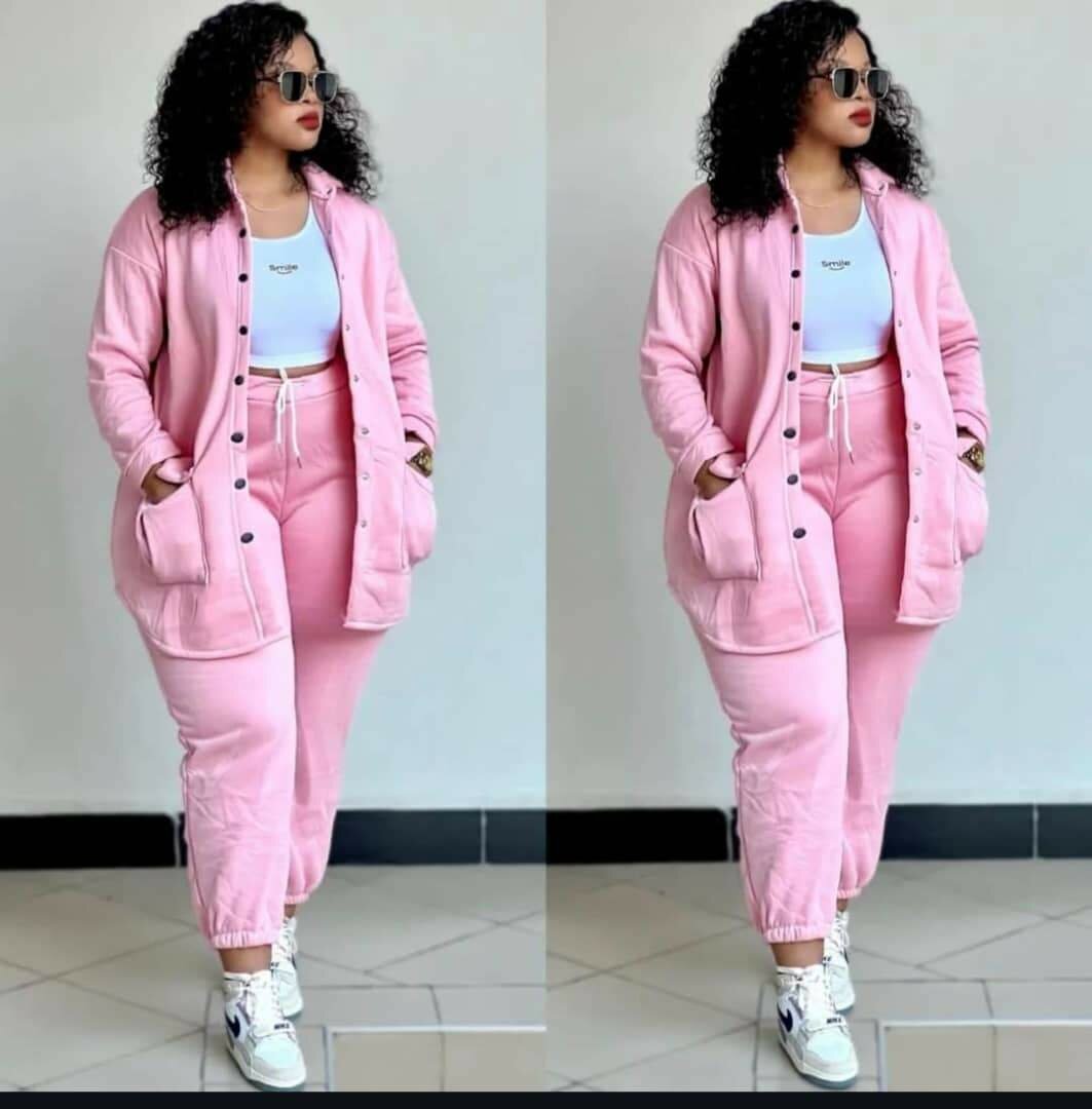 Ensemble de survêtement rose