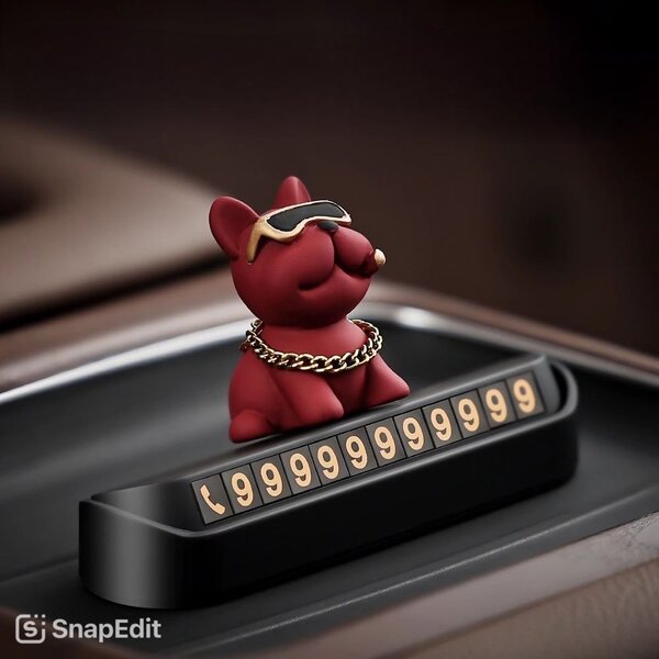 Номер для авто с Бульдогом